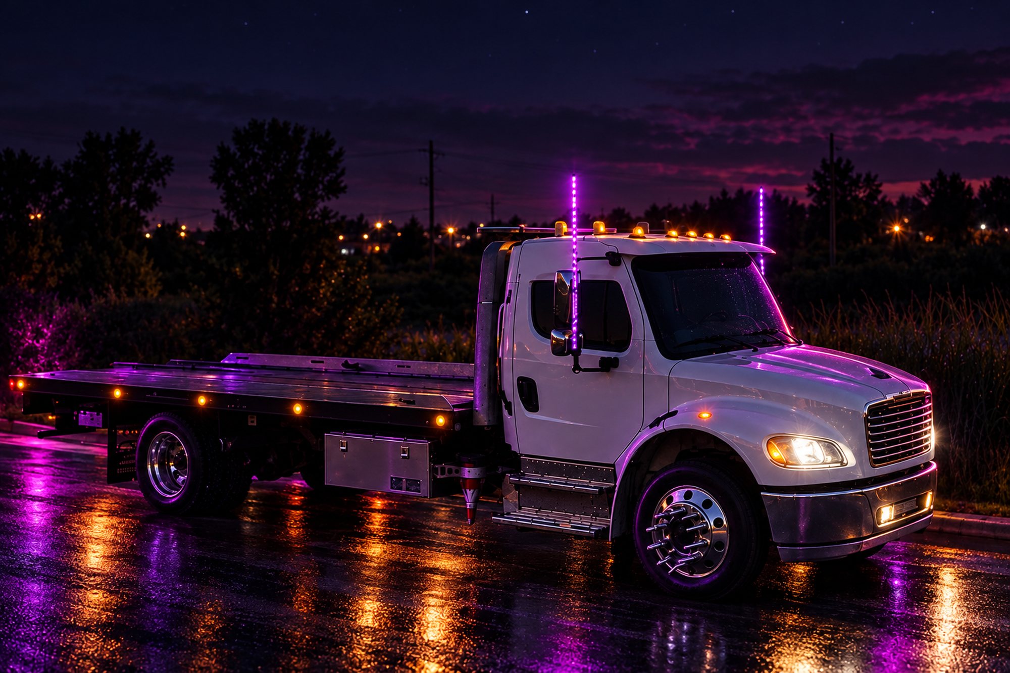 The Midnight Hooker Freightliner rollback at midnight